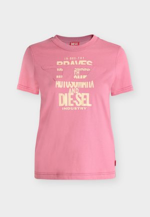 Diesel, ZAL - Μπλουζάκι με στάμπα - lilac
