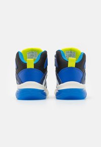 Geox CIBERDRON BOY LIGHT UP - Sneakers high - navy/lime