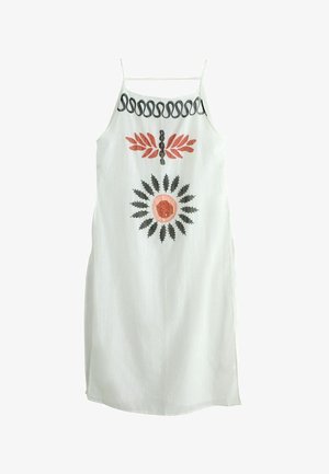 REGULAR FIT - SLIP COVER-UP - Accesoriu plajă - white embellished