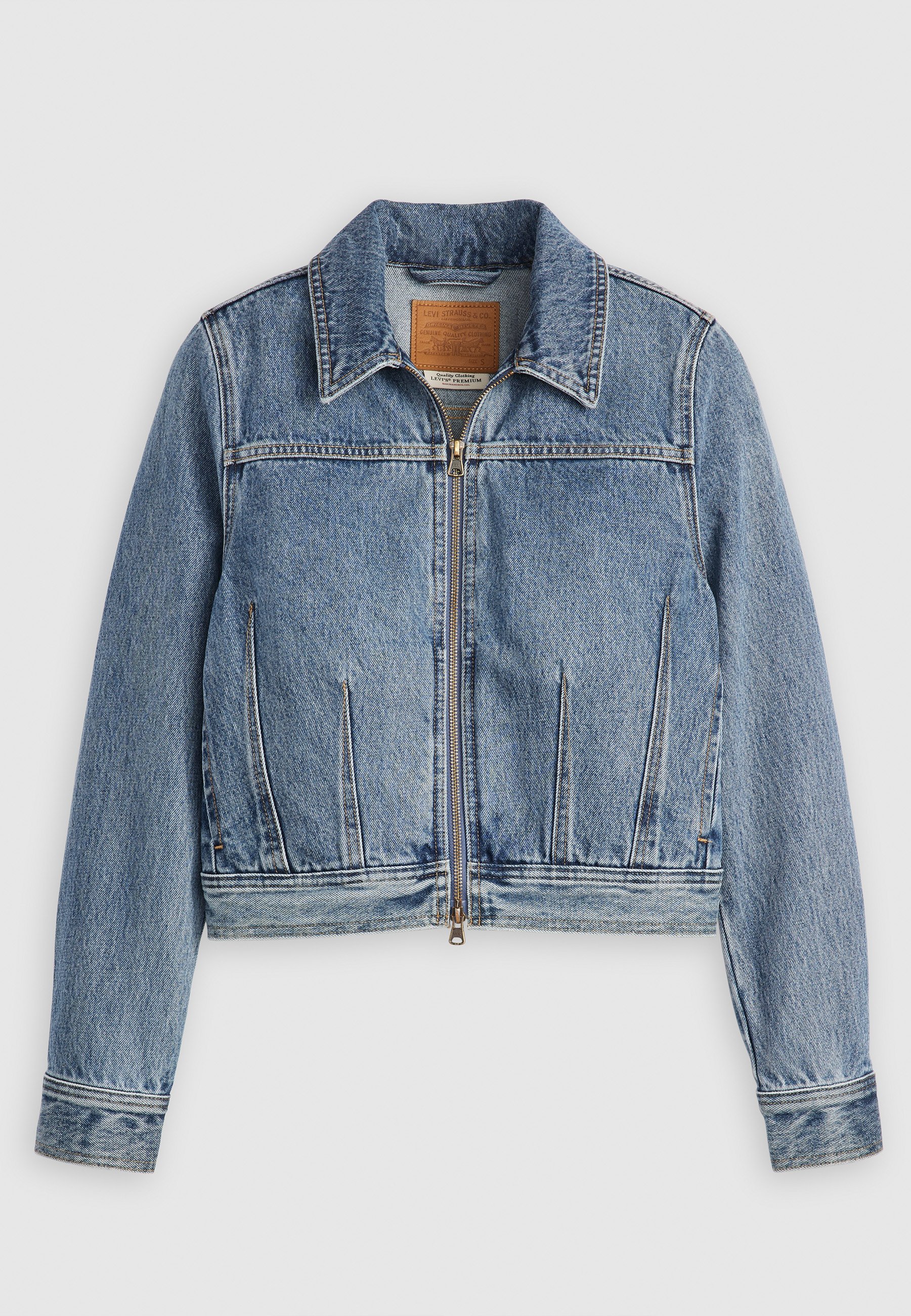 perverze In Sleeve Denim Jacket / Blue VERVET Tough Love Balloon