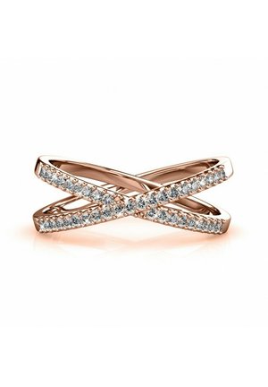 Anello - couleur or rose / cristal