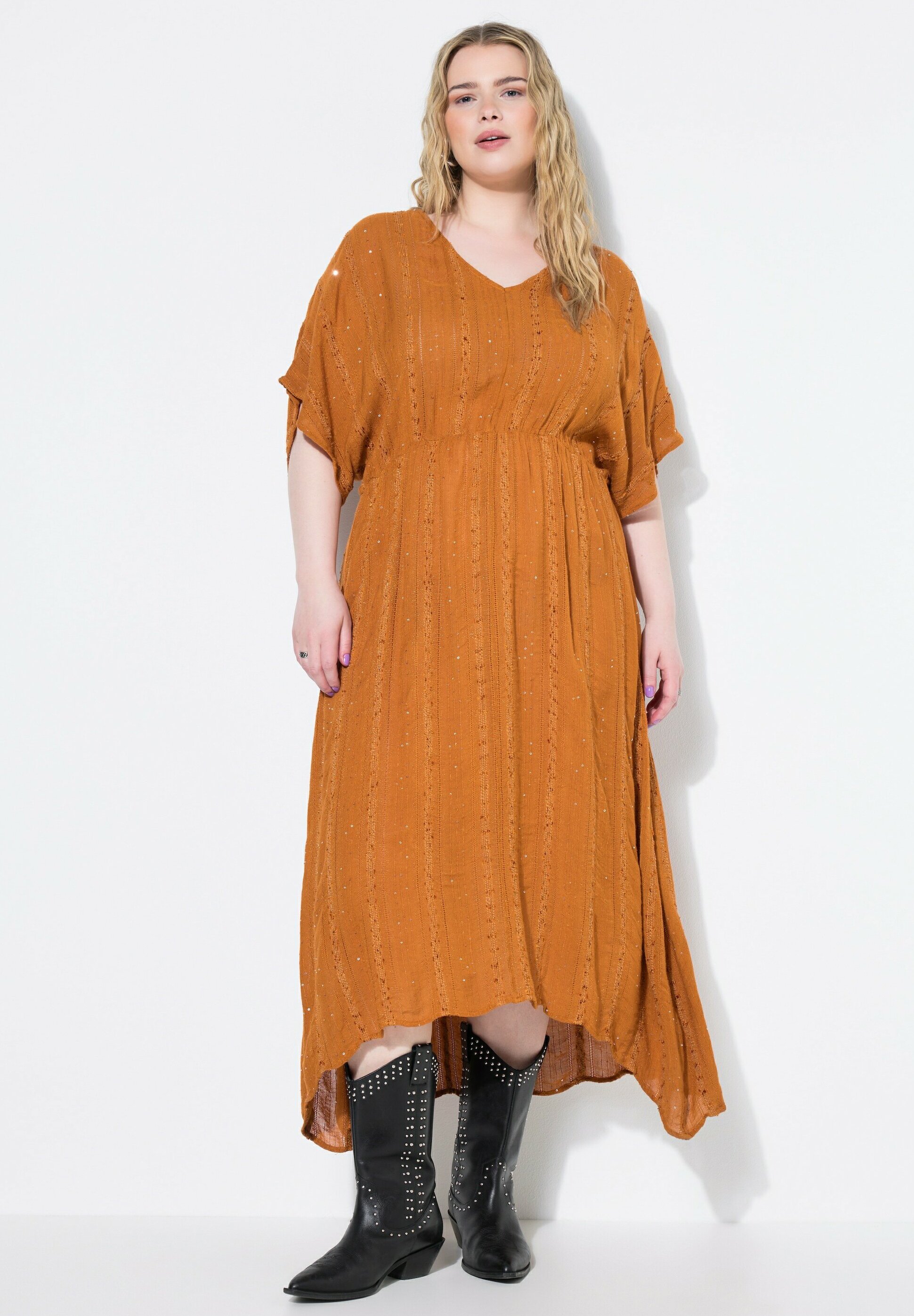 Studio Untold Maxikleid mit Kachelprint Abito Maxi Donna