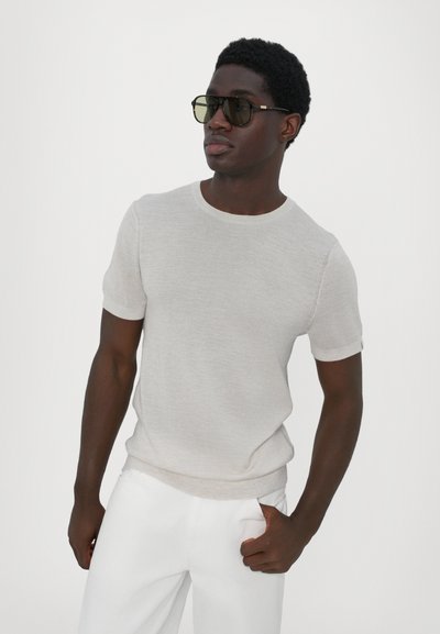 rag & bone AULTON TEE - T-shirts - ivory