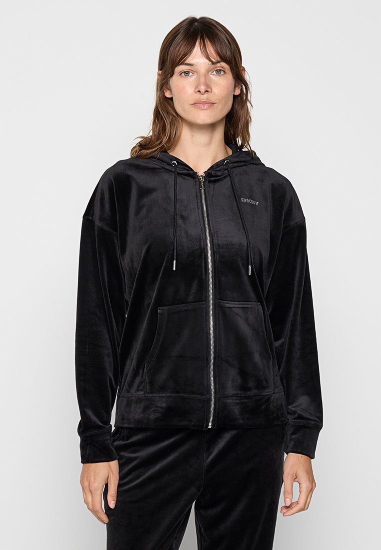 DKNY Sport Sweater met rits zwart