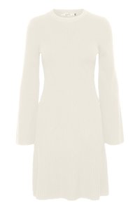 ANTALI DRESS - Svetríkové šaty - egret