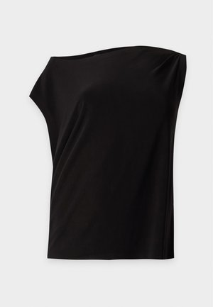 Norma Kamali, DROP SHOULDER - Haut - black