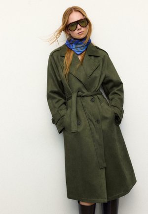 LONG - Trenčkot - evergreen