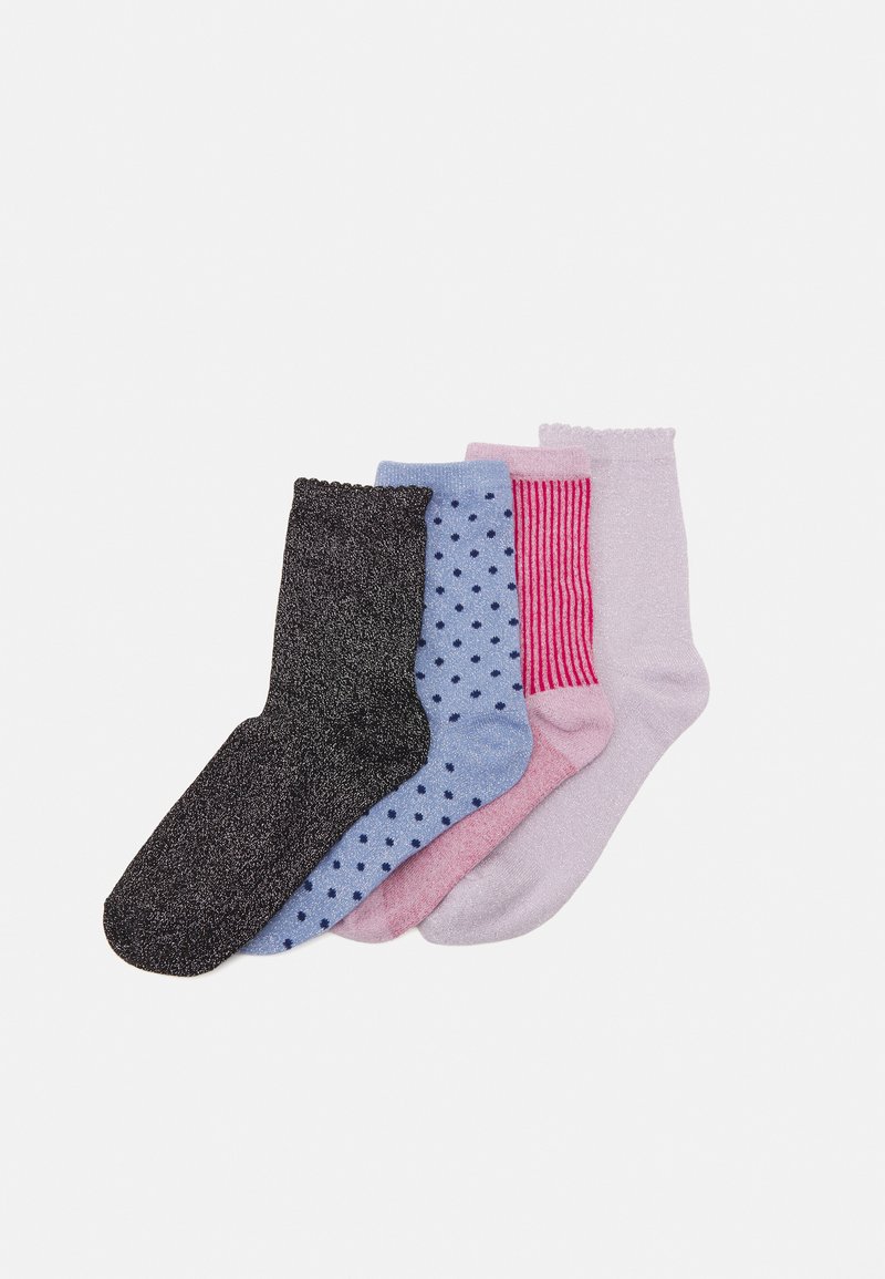 Pieces PCSEBBY GLITTER MIX SOCKS 4 PACK - Meias - pink lavender