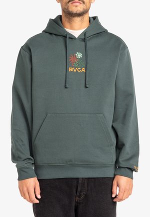 RVCA DESERT CUTS - Hoodie - hunter green