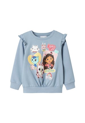 NMFJYLA GABBY UNB SKY - Sweatshirt - dusty blue