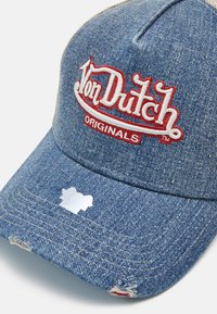 Von Dutch TRUCKER FARGO UNISEX - Sapka - denim/sand