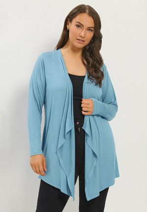 Yours Clothing, PLUS SIZE CARDIGANS - Gilet - light blue