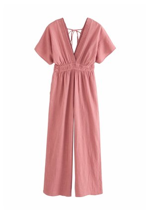 SLEEVED WIDE LEG - Salopetă - pink