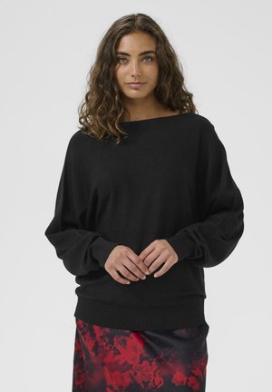 CUFAY BATWING JUMPER - Pullover - black