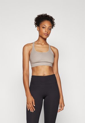 DKNY KEYHOLE BRA - Bustier - driftwood grid
