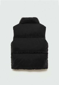 Mango Kids Strukirani kaput - black