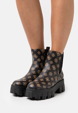 Guess, Bottines à plateau - brown