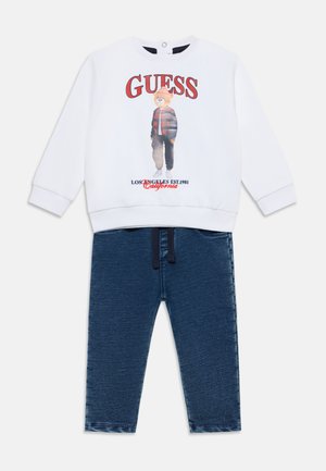 Guess, SET  - Sweatshirt - pure white