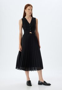 Koton MIDI - A-lijn rok - black