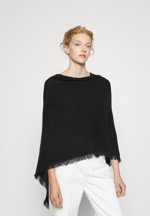PONCHO - Cape - black