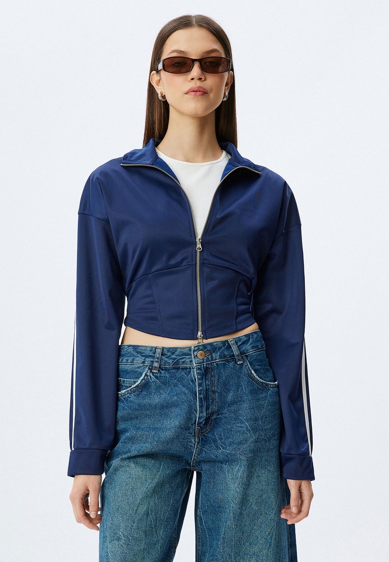 Koton Sudadera con cremallera - dark blue