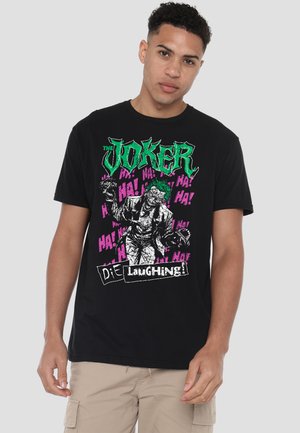 Cotton Soul, JUSTICE LEAGUE THE JOKER DIE LAUGHING - Print T-shirt - black