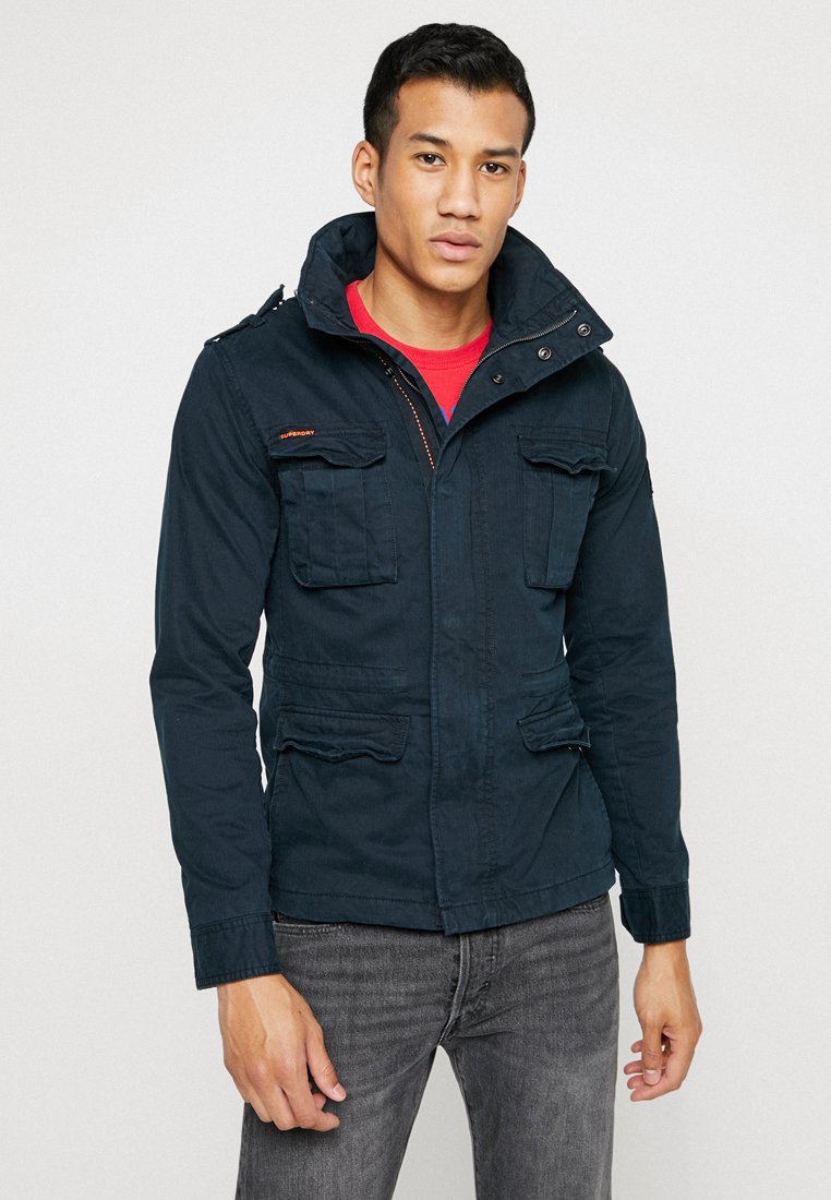 Superdry CLASSIC ROOKIE MILITARY JACKET Leichte Jacke nightshade/schwarz Zalando.ch
