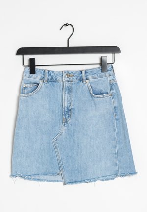 Topshop Tall Jupe en jean - blue
