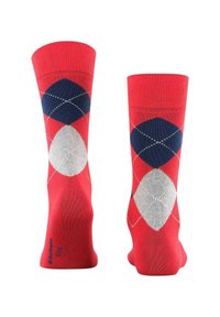 Burlington KING RAUTENMUSTER LOGOEMBLEM - Calcetines - rot/blau/grau