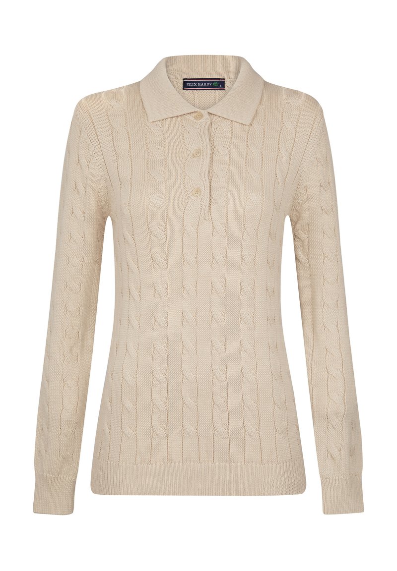 Felix Hardy CABLE - Pikkade varrukatega topp - beige