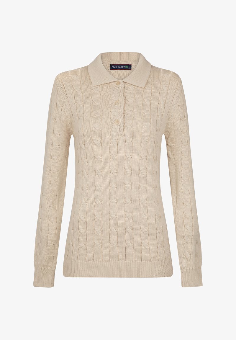 Felix Hardy CABLE - Pikkade varrukatega topp - beige