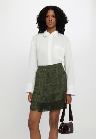 WEEKEND MaxMara LUCY HALE GARONNA - Minijupe - verde kaki