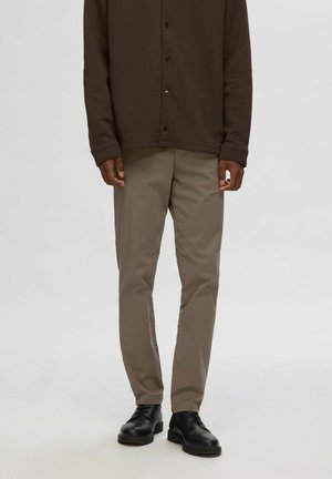 SLHSLIM NEW MILES FLEX PANTS - Chinos - morel