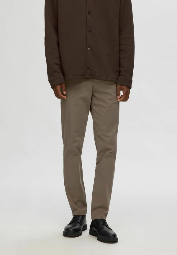 SLHSLIM NEW MILES FLEX PANTS - Chino - morel