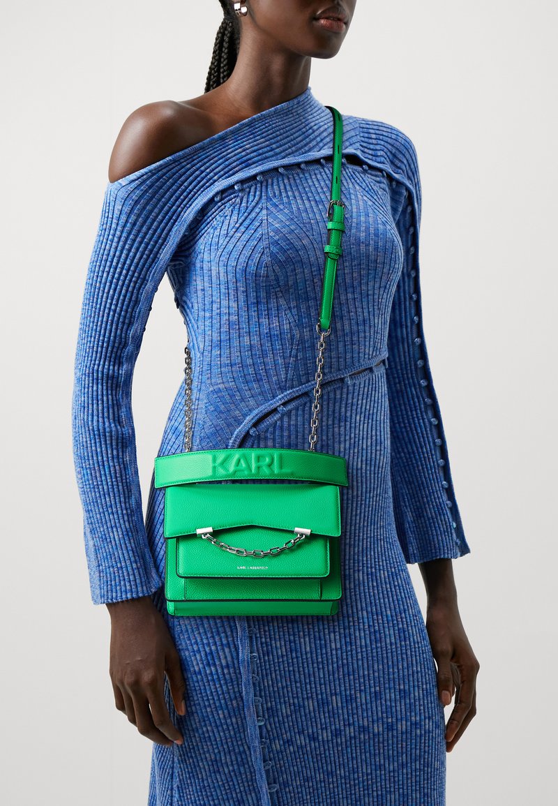 KARL LAGERFELD SEVEN GRAINY  - Ručna torba - parsley green