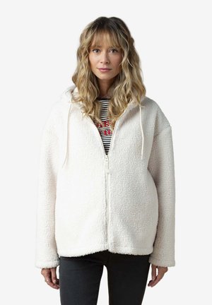 Envie de Fraise, ENVIE DE FRAISE KUSCHELIGE TRAGEJACKE FÜR SCHWANGERSCHAFT UND ELTERNZEIT - Fleece jacket - wollweiß