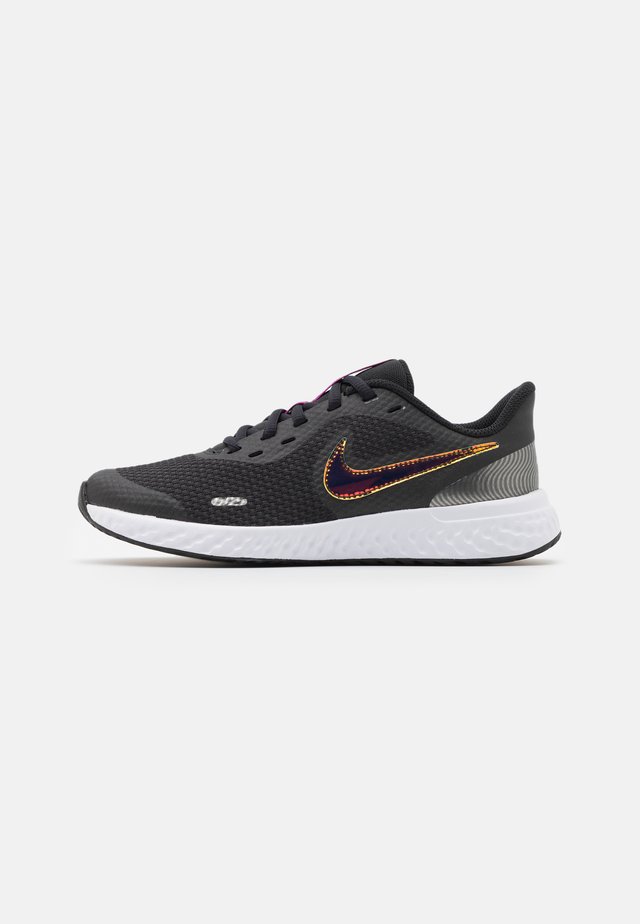 REVOLUTION 5 POWER GG - Obuwie do biegania treningowe - off noir/multicolor/red plum/white