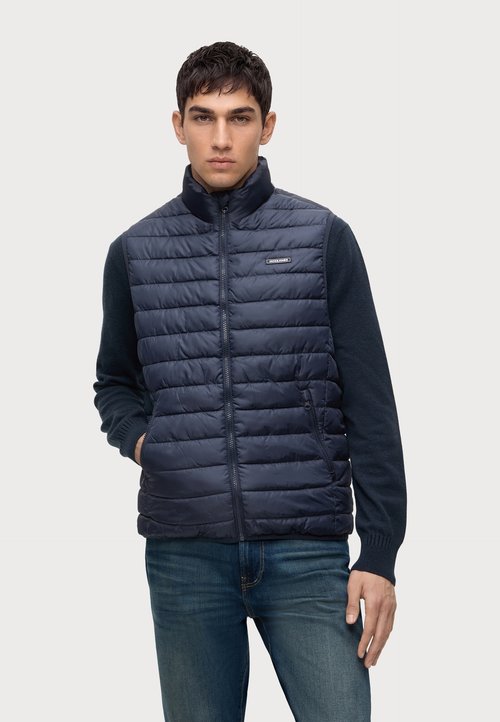 Jack & Jones JJELVIS LIGHT BODYWARMER COLLAR - Vestă - navy blazer
