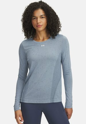 Under Armour VANISH SEAMLESS - Long sleeved top - harbor blue