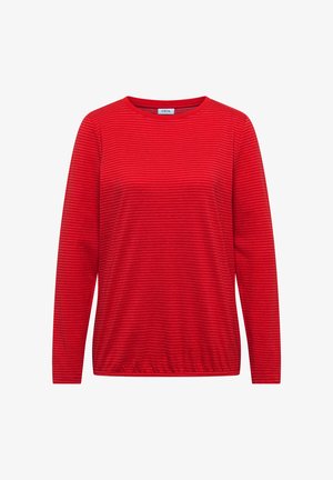 Cecil, LANGARM SHIRT MIT BOAT NECK UND STREIFEN - Camiseta de manga larga - flame red