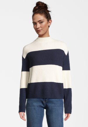 Jumper - weiß blau