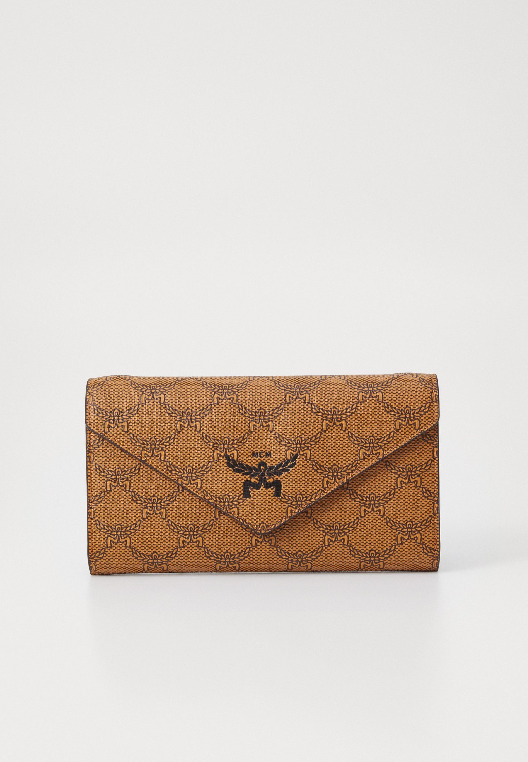 MCM HIMMEL LAURETOS WALLET ON CHAIN - Peněženka - cognac
