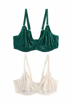 2 PACK - Sutien triunghi - green ecru