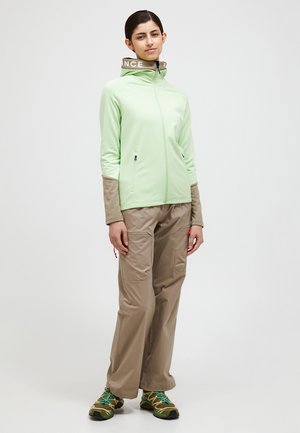 W RIDER ZIP HOOD - Fleecová bunda - pastellgruen