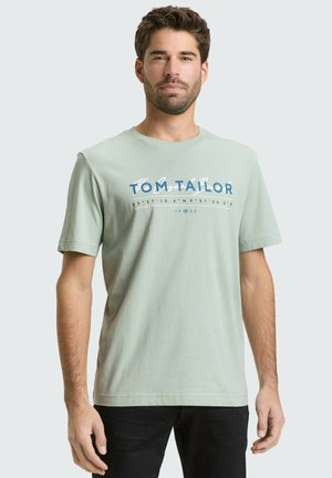 MIT LOGO - T-Shirt print - soft greyish green