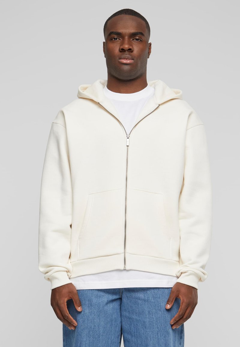 Karl Kani HOODIE CHEST SIGNATURE ESSENTIAL - Sweatjakke - off white