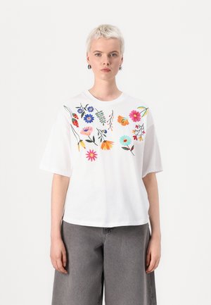 Object OBJCELESTE - T-shirt imprimé - white