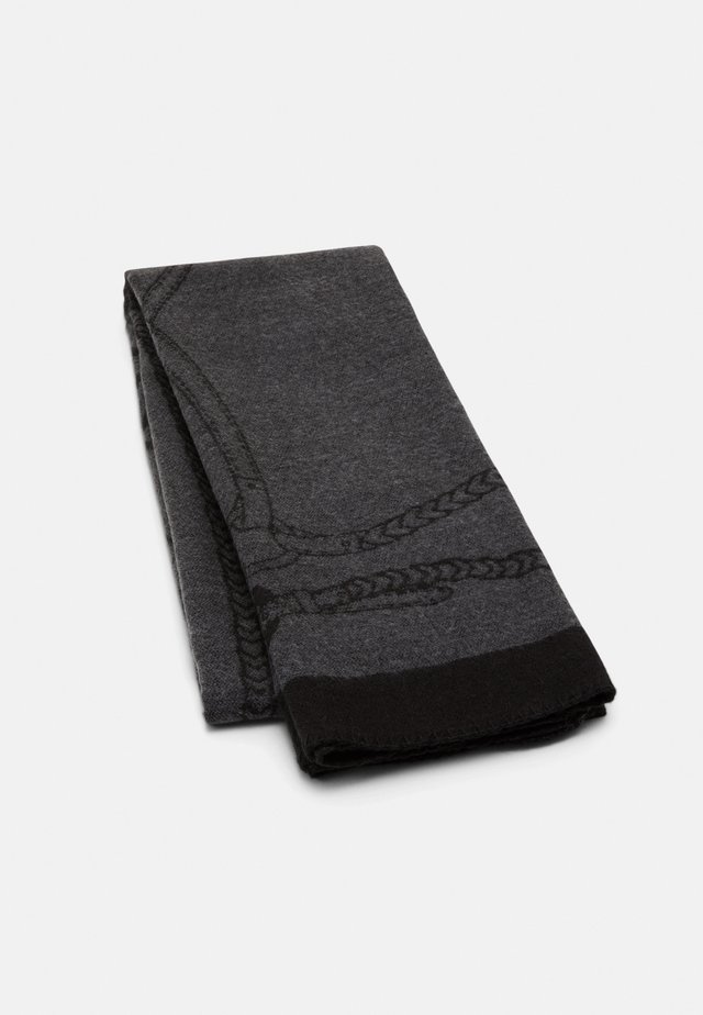 LOGO BLANKET WRAP - Halsduk - black/charcoal