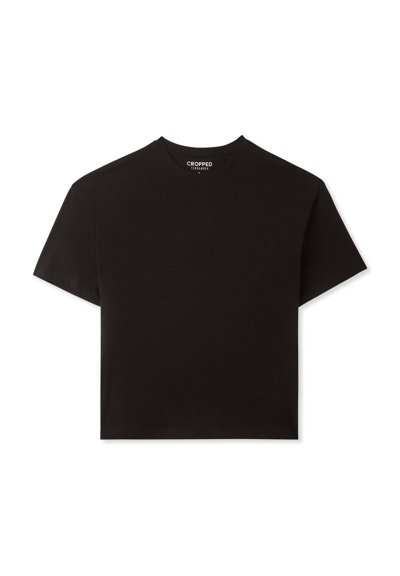 Terranova SERAFINO COLLO COREANA - T-shirt Basic - Nero - Foto 10