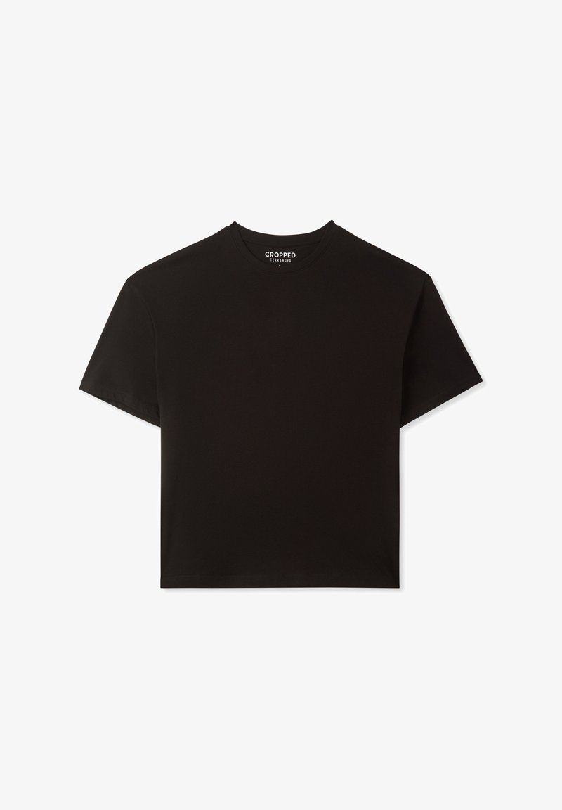 Terranova SERAFINO COLLO COREANA - T-shirt Basic - Nero - Foto 10